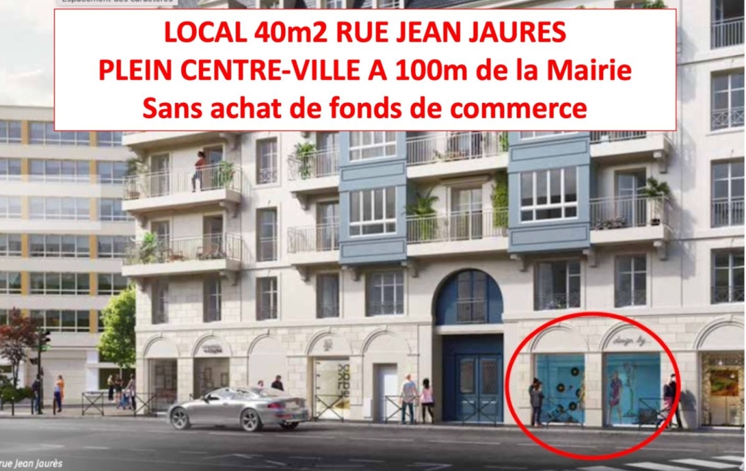 Annonces MONTROUGE : Local / Bureau | PUTEAUX (92800) | 40 m2 | 2 717 € 